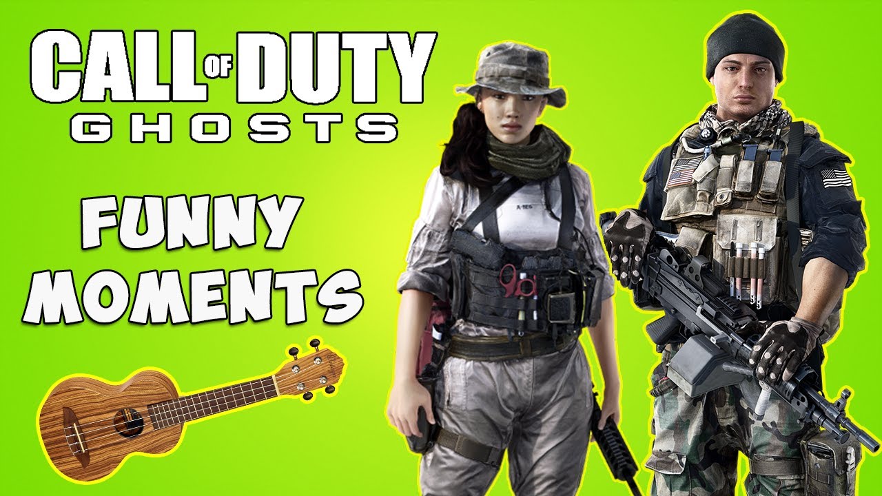 COD Ghosts Funny Moments 15 - Singing, Elevator Fail, Glitch, Dog (Funtage)