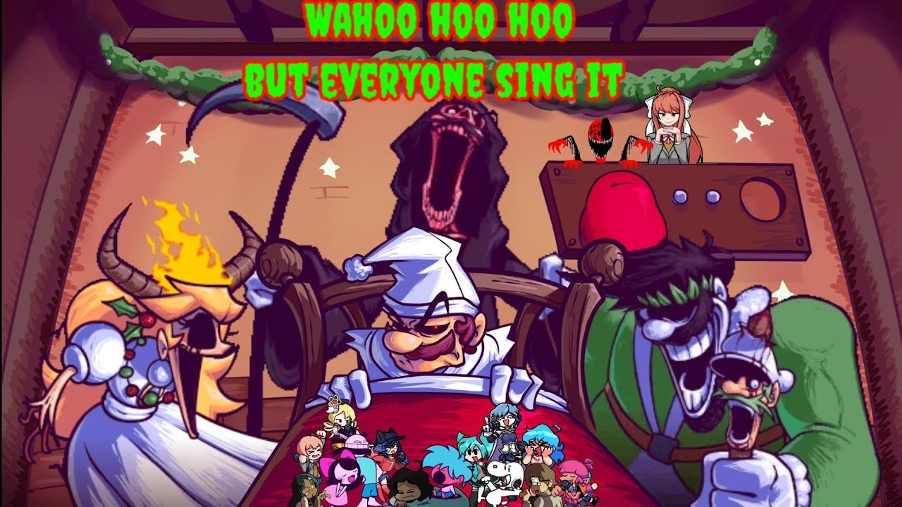 Wahoo hoo hoo but everyone sing it / Mario's Madness Christmas Surprise Betadciu