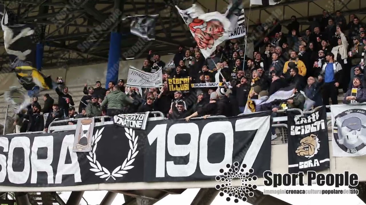 «Sora. Sora!» battimani e tifo Sora @,Samb, Serie D 2023-24