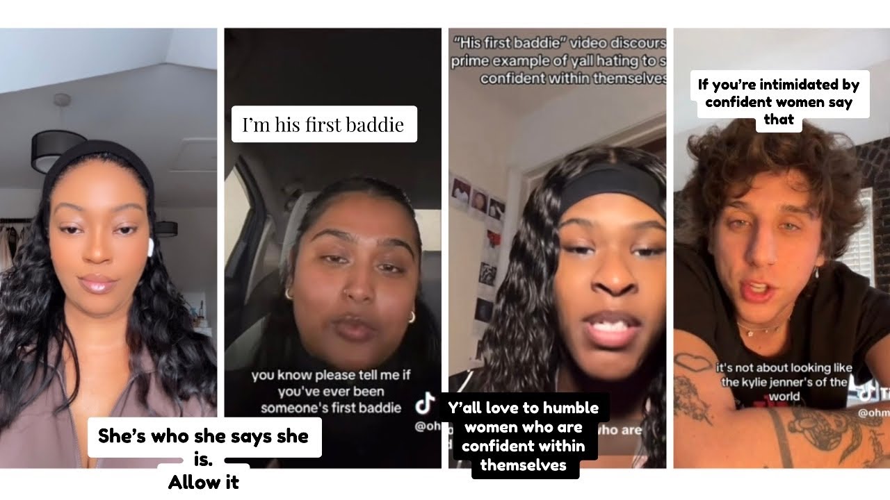 She said she’s his first baddie men on the internet had an issue with her 
