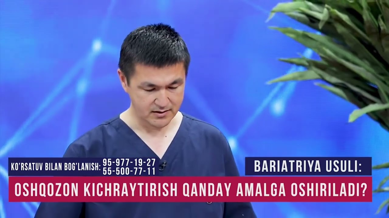 1-қисм. Ошқозон кичрайтириш операцияси қандай амалга оширилади,малакали жаррохлар муляжда кўрсатишди