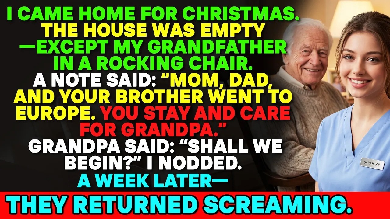 My Father Left Me Alone With Grandpa on Christmas — One Week Changed Everything