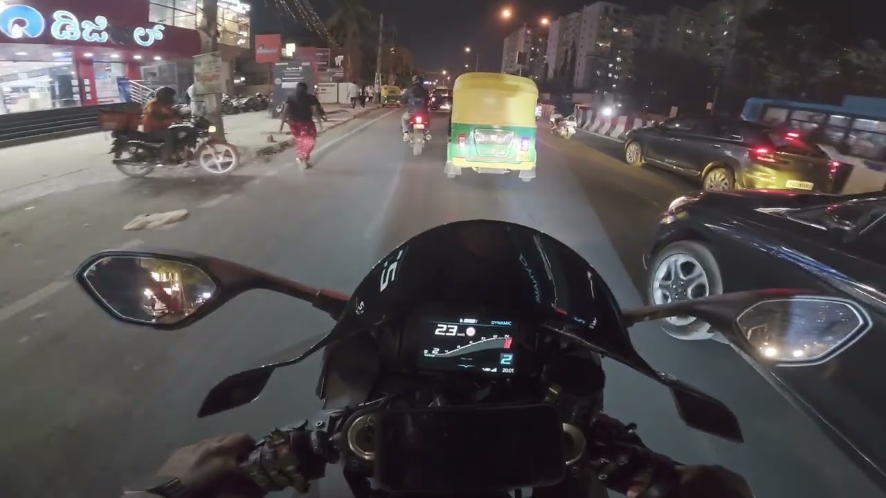 02Mar2026 - BMW S1K Bangalore Biker - Daily Ride - Office To Home