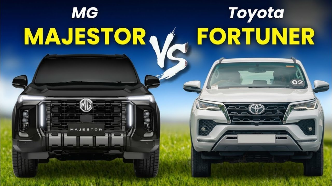 MG Majestor vs Toyota Fortuner - Detail Comparison | Gadibaazindia 