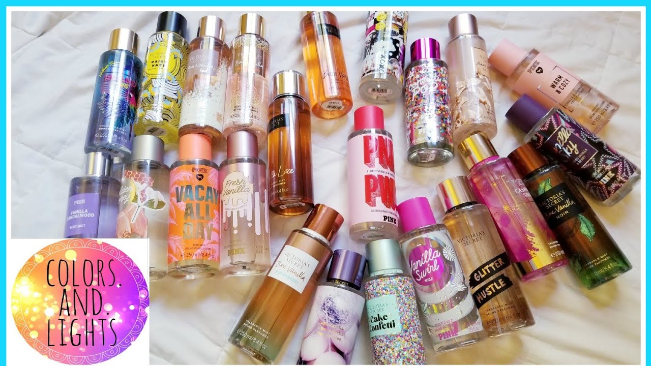 VANILLA COMPARISON~ ALL OF MY PINK + VICTORIA'S SECRET VANILLAS!
