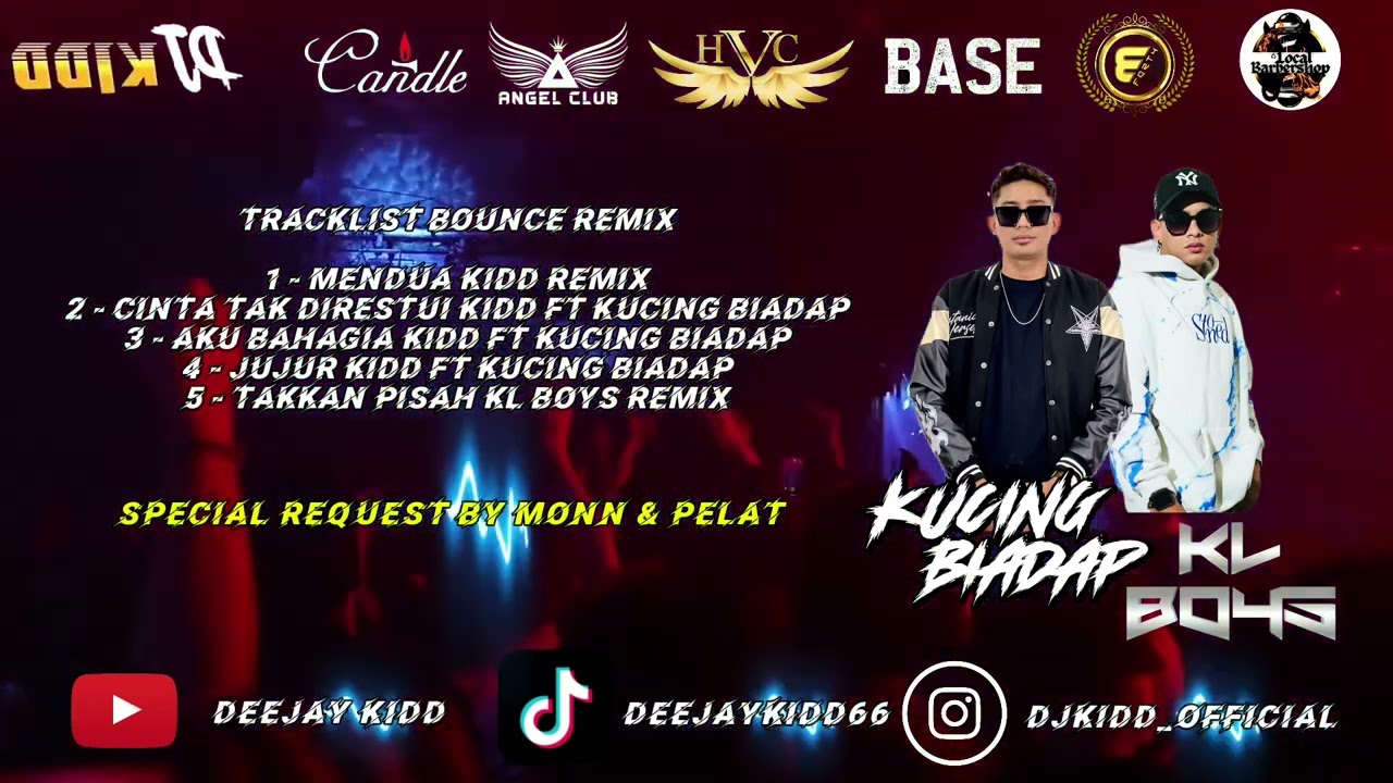 MIXXTAPE BOUNCE CINTA TAK DIRESTUI VIRAL 2024 DJ KIDD