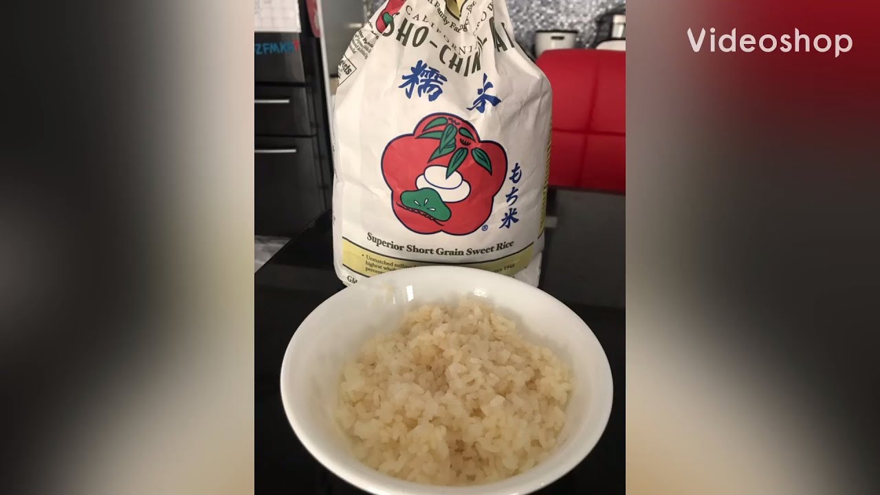 Sho Chiku Bai Rice on the Stove-top