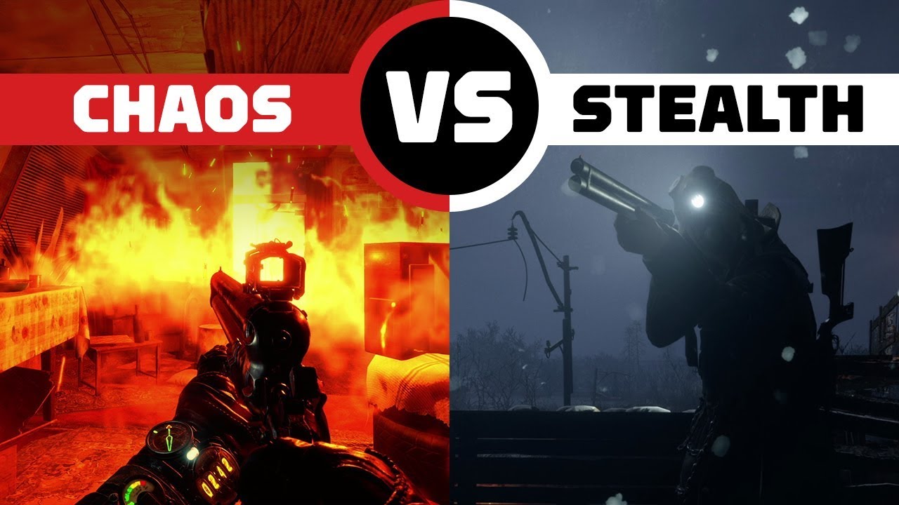 Metro Exodus: Chaos VS Stealth
