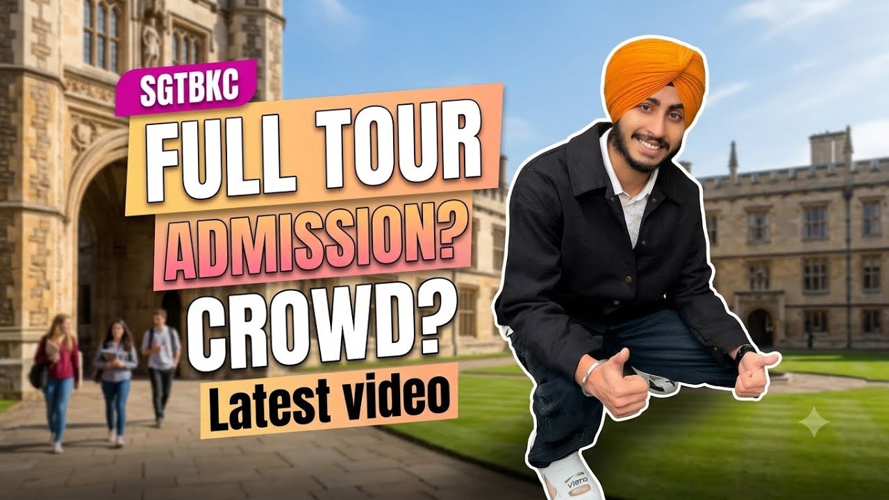 Sri guru tegh Bahadur Khalsa college tour❤️2025| North campus best college| University of delhi
