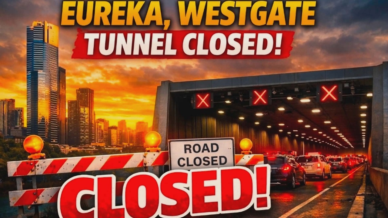 First Time through the Westgate Tunnel ended in disaster with a Eureka surprise, it was CLOSED 🚧V47