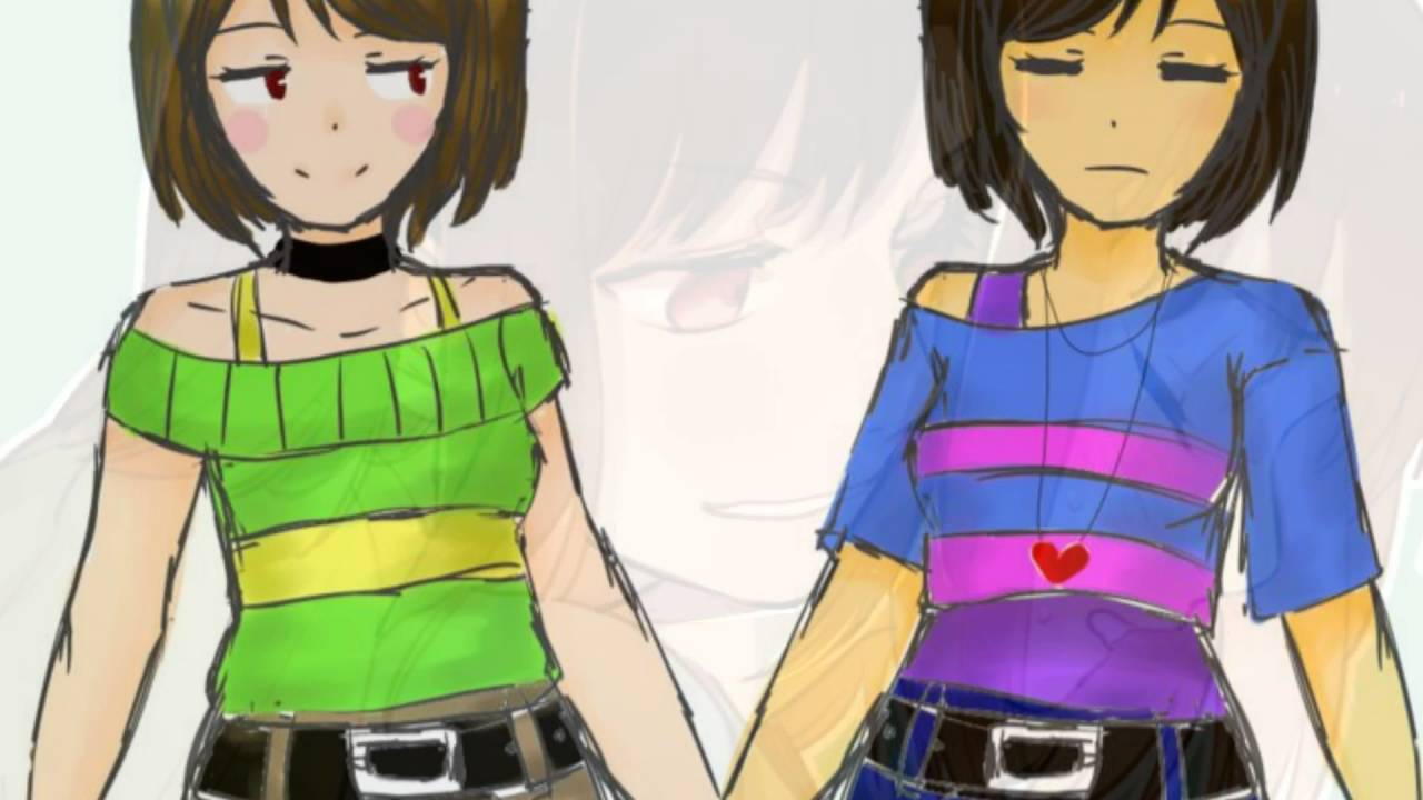 Chara x Frisk (Yuri) - Criminal