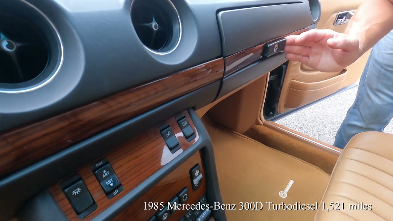 Mercedes-Benz 300D Turbodiesel 1985 года, пробег 1521 миля, 21 августа 2021 г.
