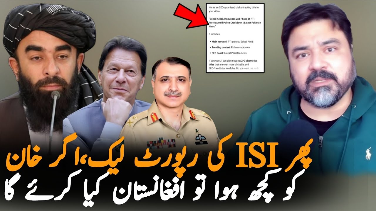 Adil Raja Leaks ISI Report On Imran Khan & Afghanistan | Why Imran Khan Is So Important?