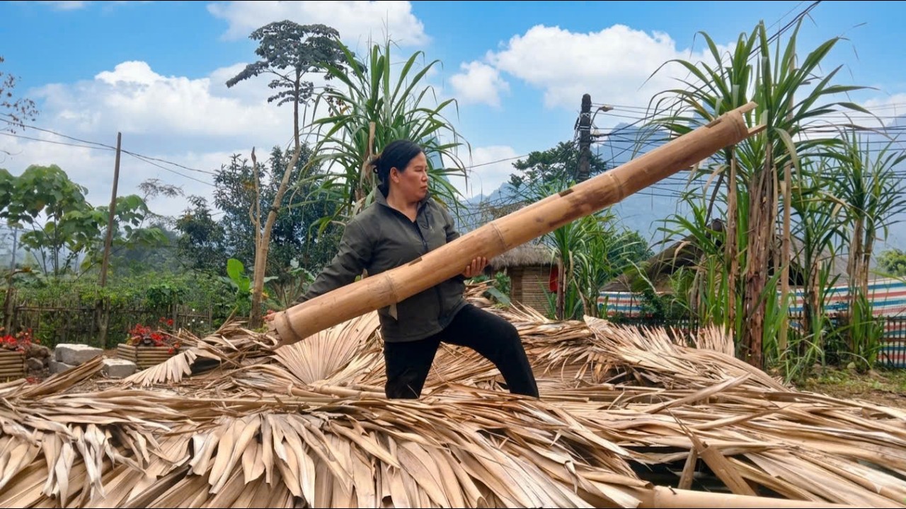 The talented girl shocked everyone by dismantling the roof of a house in just one day.