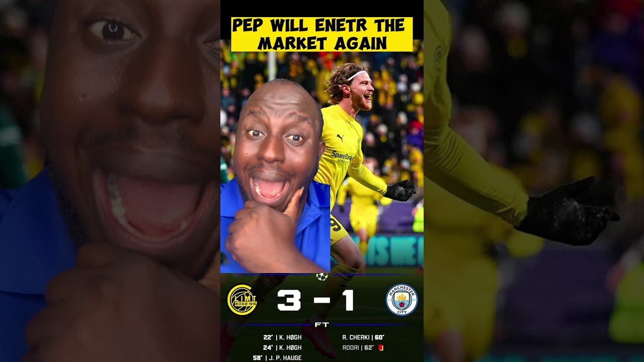 Bodo/Glimt 3:1 Man City Champions League #uefachampionsleague #mancity