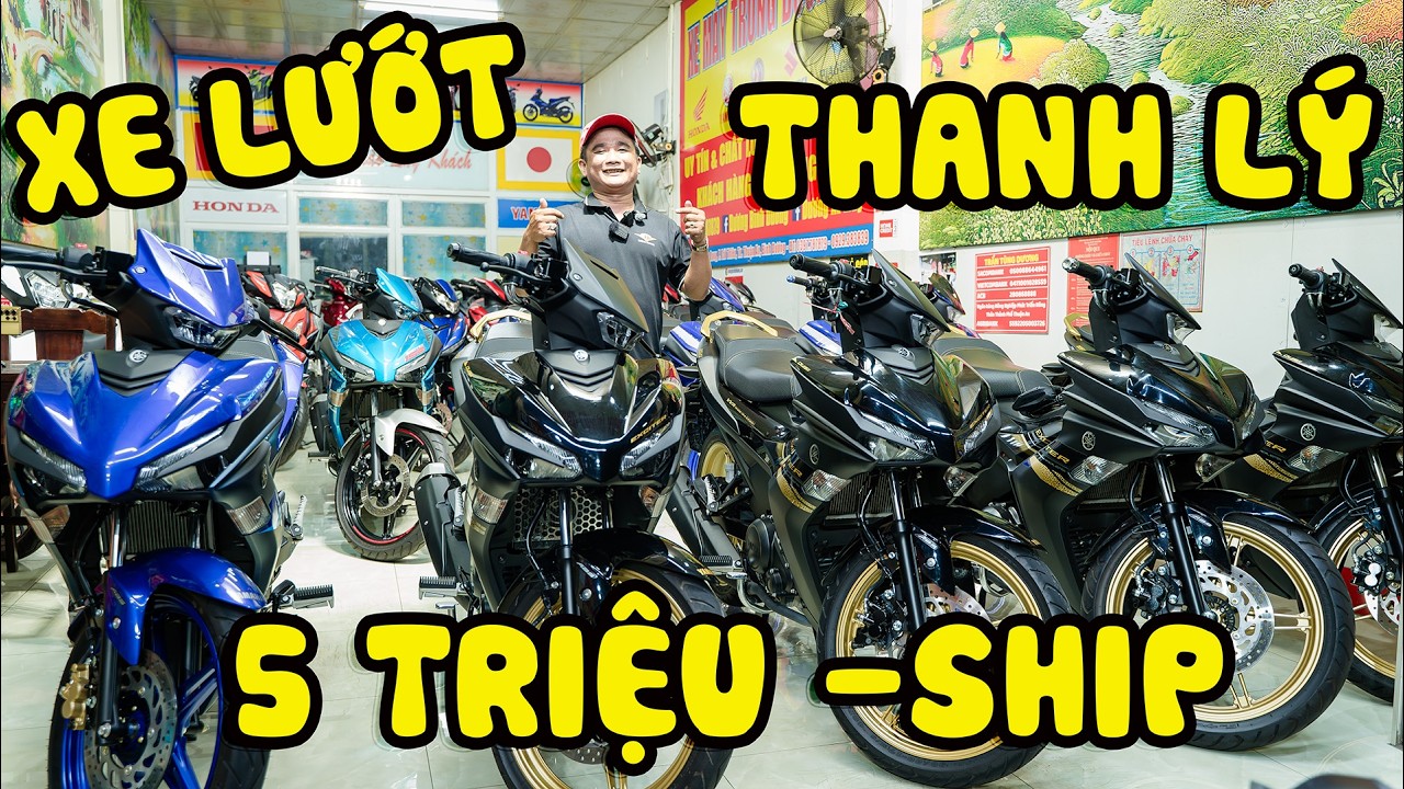 THANH LÝ XE LƯỚT EXCITER 155ABS WINNER XMKING SỐC 5 TRIỆU XE MÁY GIÁ RẺ