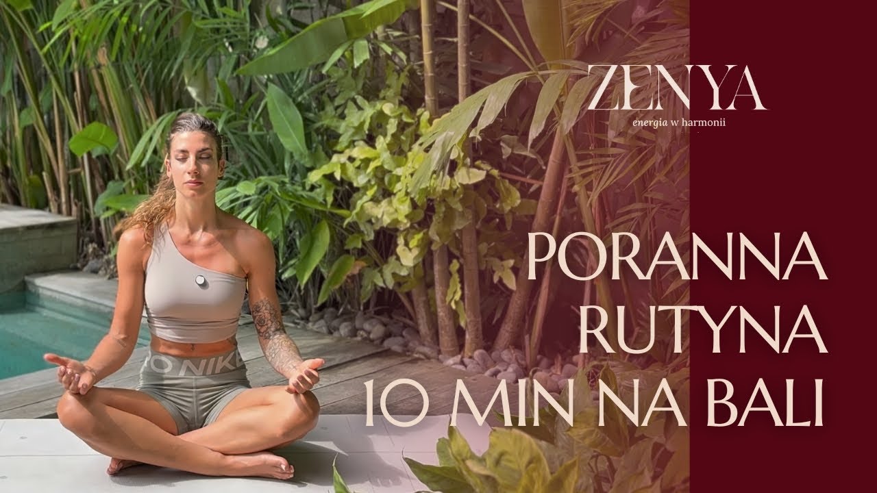 PORANNA RUTYNA 🧘‍♀️ magiczne 10 min | energia i harmonia - Hania Dźwigała