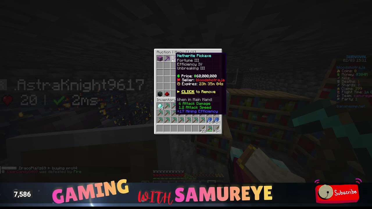 Playing in Kela(bANANANANA) SMP for first time #minecraft #shorts #minecraftshorts