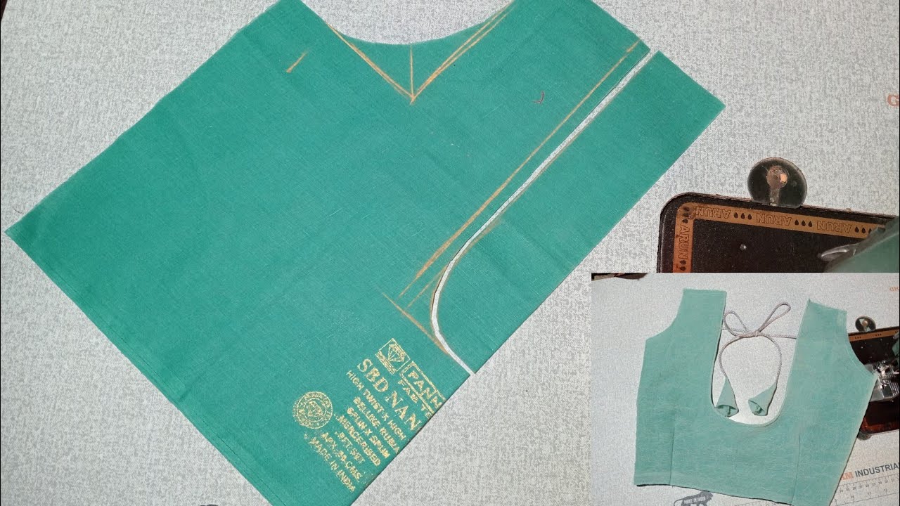 खास नविन शिकणाऱ्यांसाठी गोल गळा कटिंग आणि स्टिचिंग🔥Round neck design#blouse#youtubevideo#vairalvideo