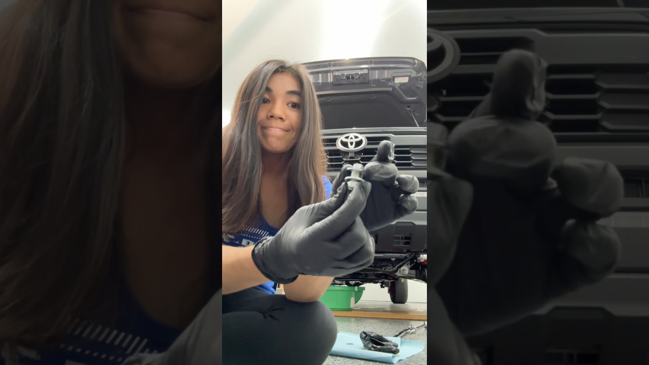 The very first oil change on my 2024 Tacoma! #shorts