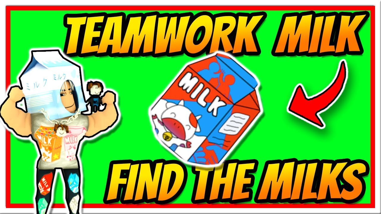 TEAMWORK MILK! - Find the Milks 🥛 (Roblox)