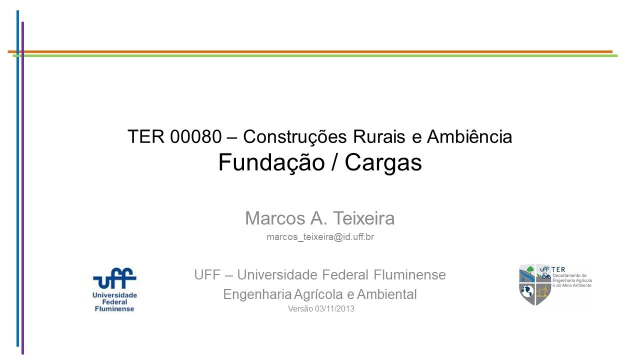TER00080 - Construções Rurais -  Fundações e Cargas