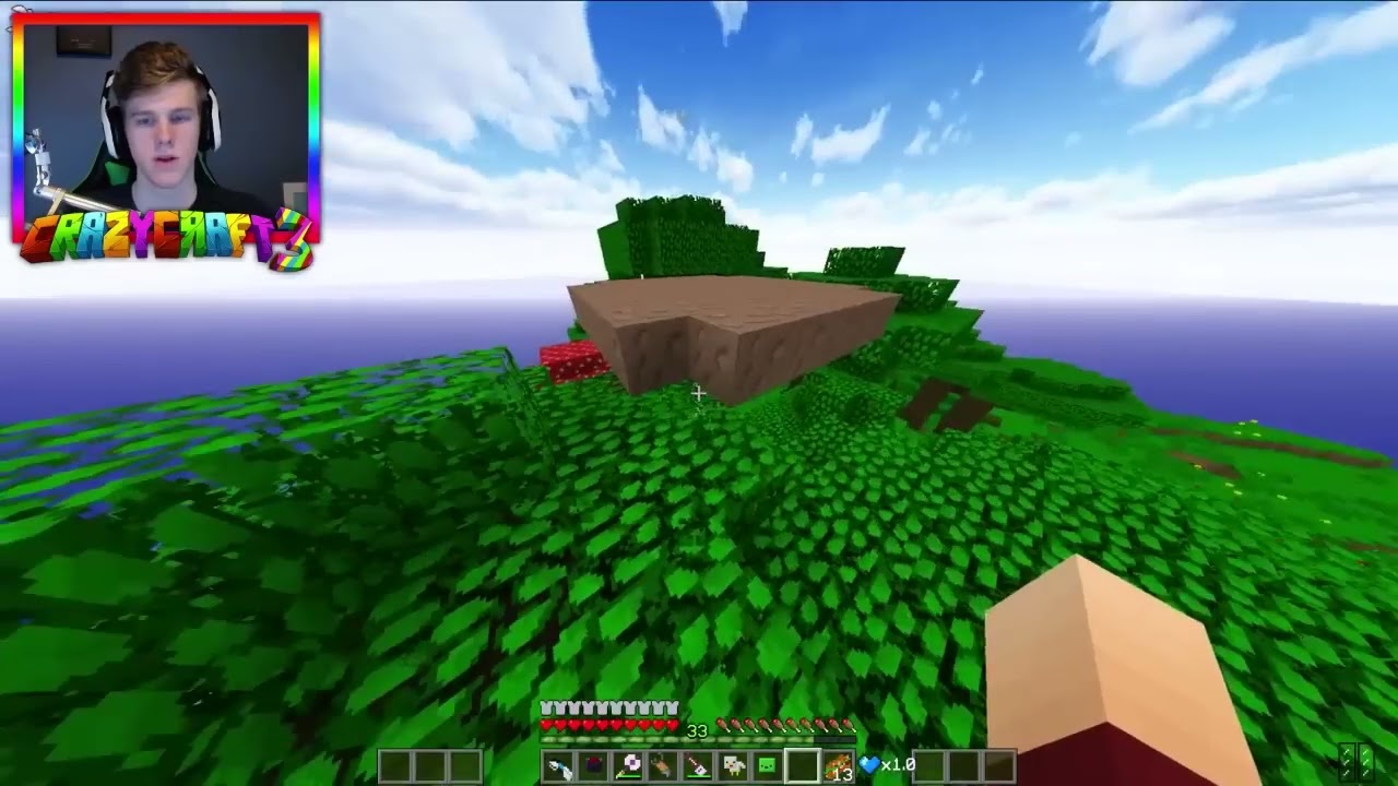 Minecraft Crazy Craft 3.0: SUPER Gravity Gun Upgrade! (Gravity Gun Mod)! #35