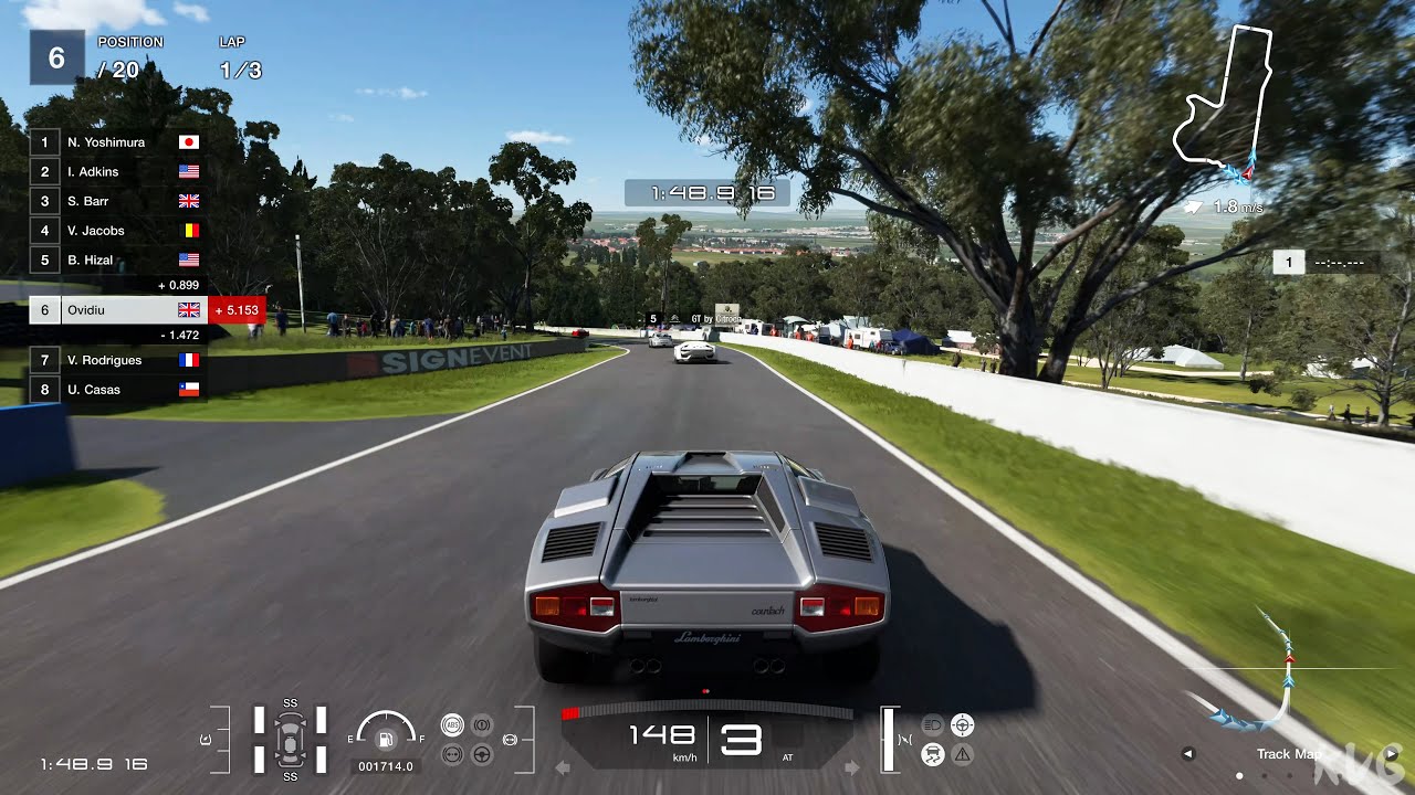 Gran Turismo 7 - Lamborghini Countach LP400 1974 - Gameplay (PS5 UHD) [4K60FPS]