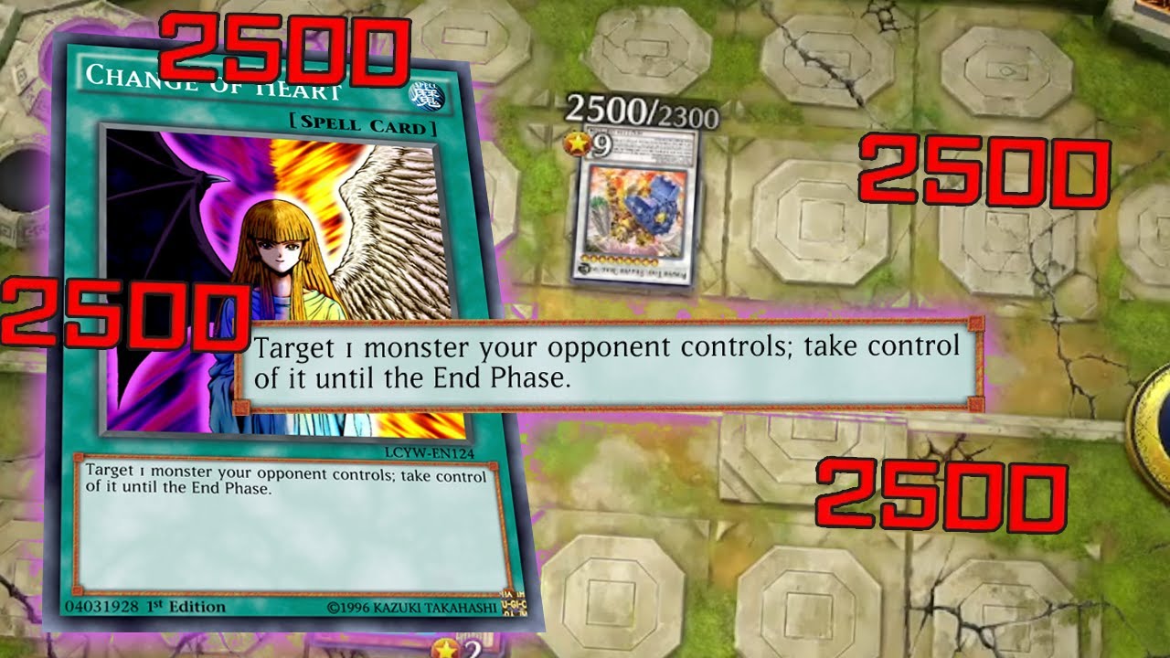 Nothing wrong with CHANGE OF HEART text, right? Yugioh Master Duel