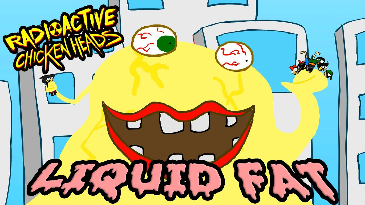 LIQUID FAT Radioactive Chicken Heads animated music video