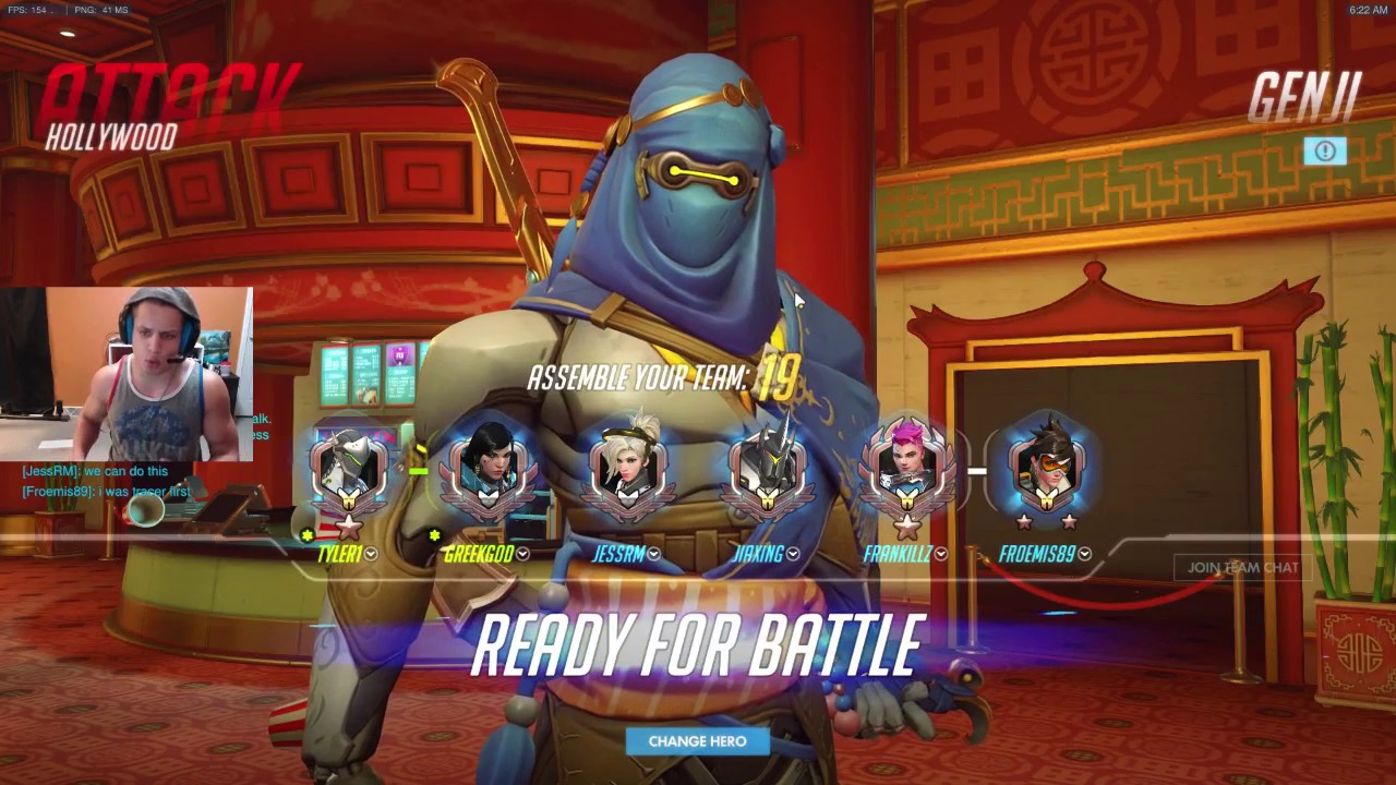 Tyler1 Plays Overwatch With Greekgodx (Part 1) [VOD: April 07, 2017]