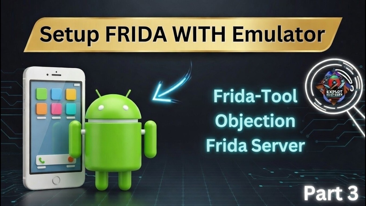 How to Install FRIDA & FRIDA Server on Android Emulator 2025 | Mobile App Hacking | part 3