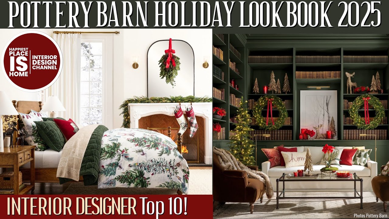 Праздничный лукбук Pottery Barn 2025!