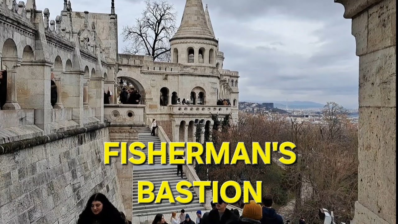 Minutes of Peace at Fisherman's Bastion | Budapest Walk (No Music, Ambient Sounds)