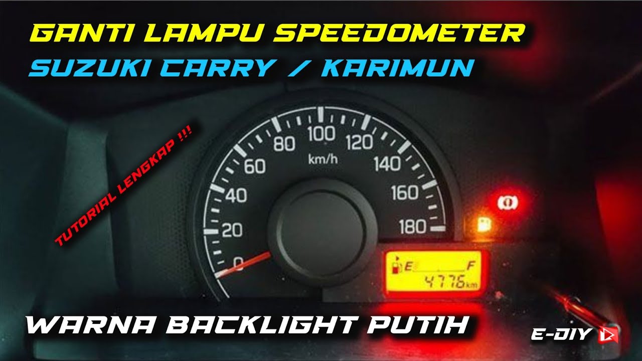 Ganti Lampu Speedometer Suzuki Carry dan Karimun #suzuki #karimunwagon #karimun #tutorial