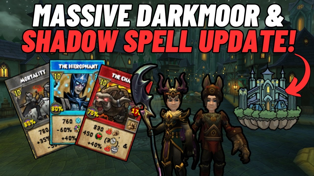 Wizard101| MASSIVE Darkmoor and Shadow Spell Update! (Fall 2025 Test Realm Review)