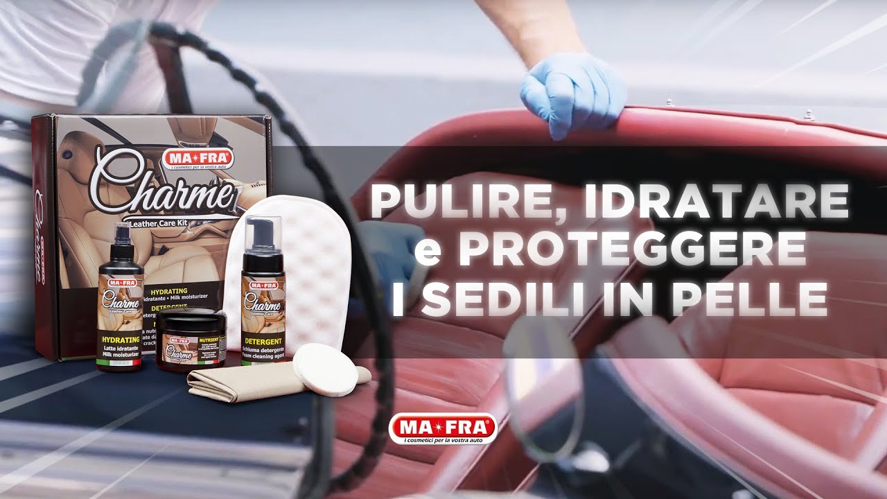 #10 - Beauty routine: Come pulire i sedili in pelle dell'auto con il KIT CHARME | Halfmag con Mafra