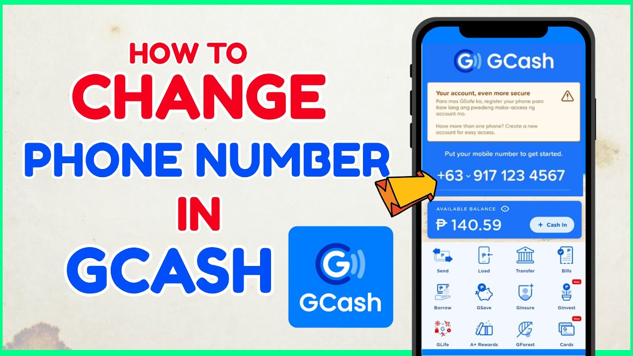 Как изменить номер GCash? Как изменить номер телефона в GCash? Подтверждение регистрации в GCash