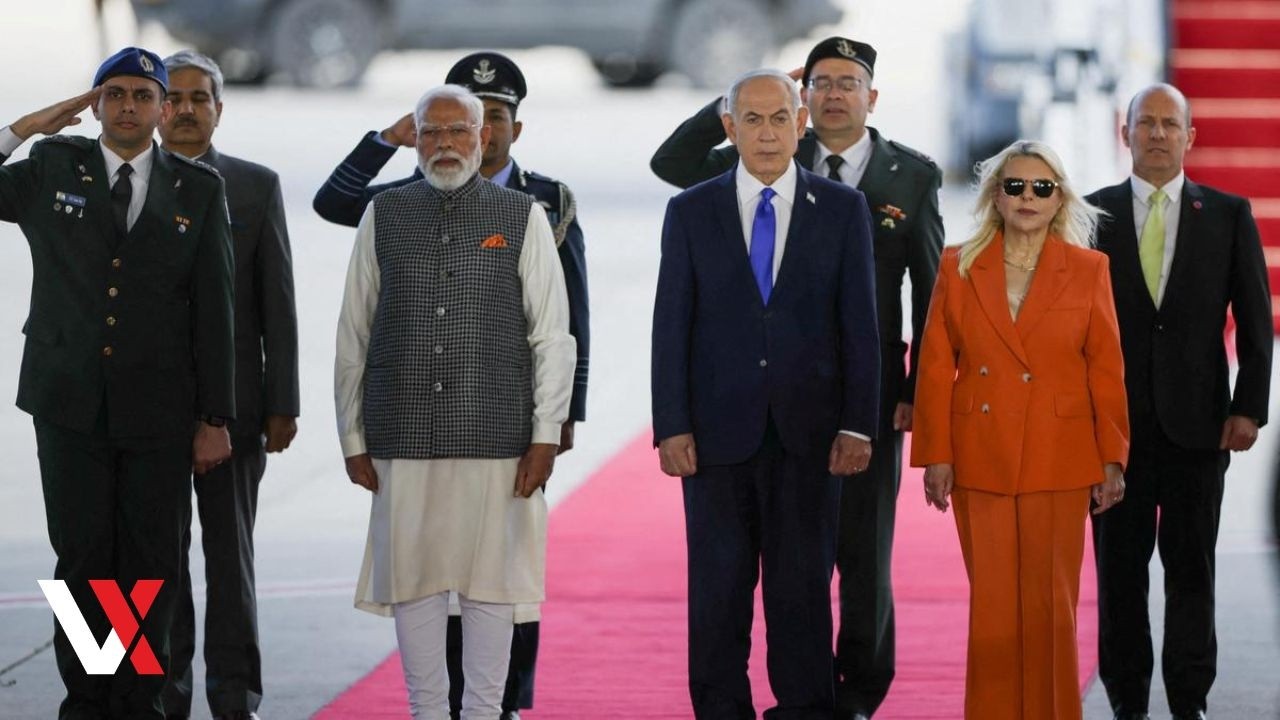 Modi Arrives In Tel Aviv, Set To Become First Indian PM To Address Knesset | VERTEX