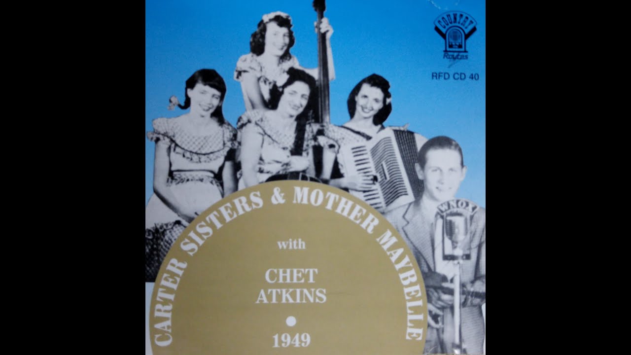 Debut Carter Sisters Mother Maybelle Chet Atkins Program 16 on KWTO ABC nationally syndicated 1950