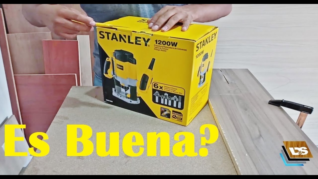 Compré una ROUTER STANLEY SRR 1200, es recomendable?