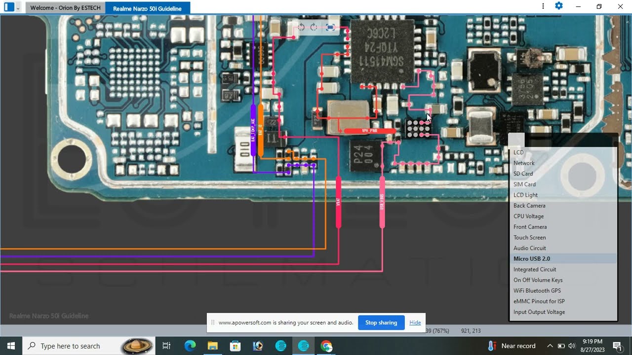 REALME NARZO 50I CHARGING, DATA, BATTERY CONNECTION WITH SCHEMATICS AND SOLUTION.