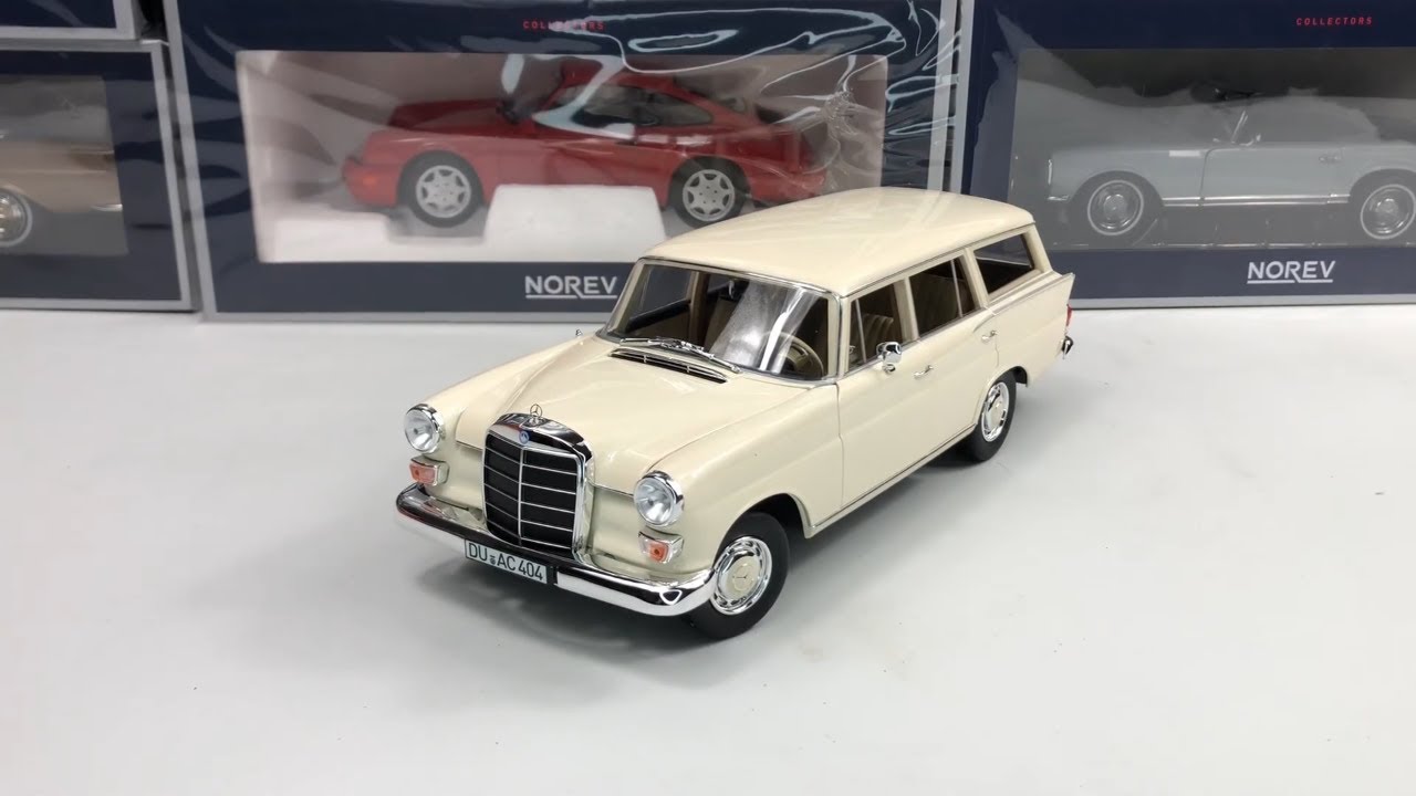 Classic Utility: Mercedes-Benz 200 Universal (1966) 1:18 Norev Review