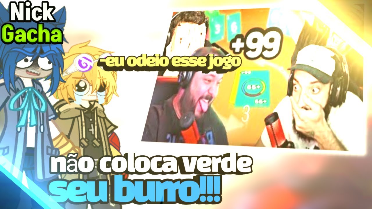 🎮🃏•||Poppy Playtime react a Melhores momentos dos Mentecaptos no Uno(Os guri)||AS||•Nickgacha🃏🎮