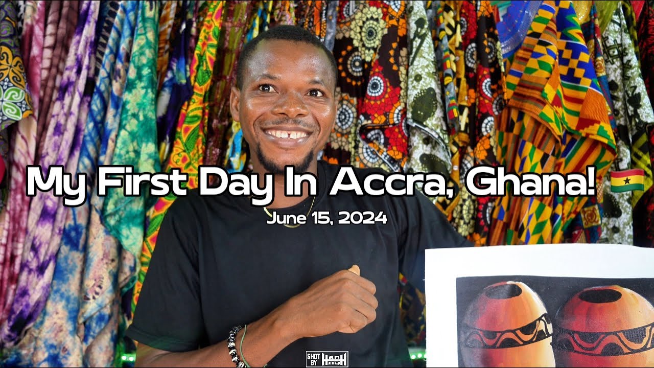 A Day In The Market in Accra, Ghana! 🇬🇭