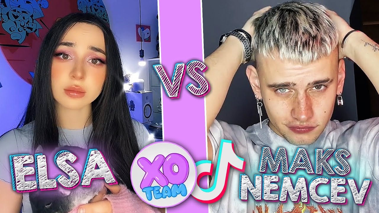 ELSA VS MAKS NEMCEV | XO TEAM TIKTOK #xoteam #tiktok #kikakim