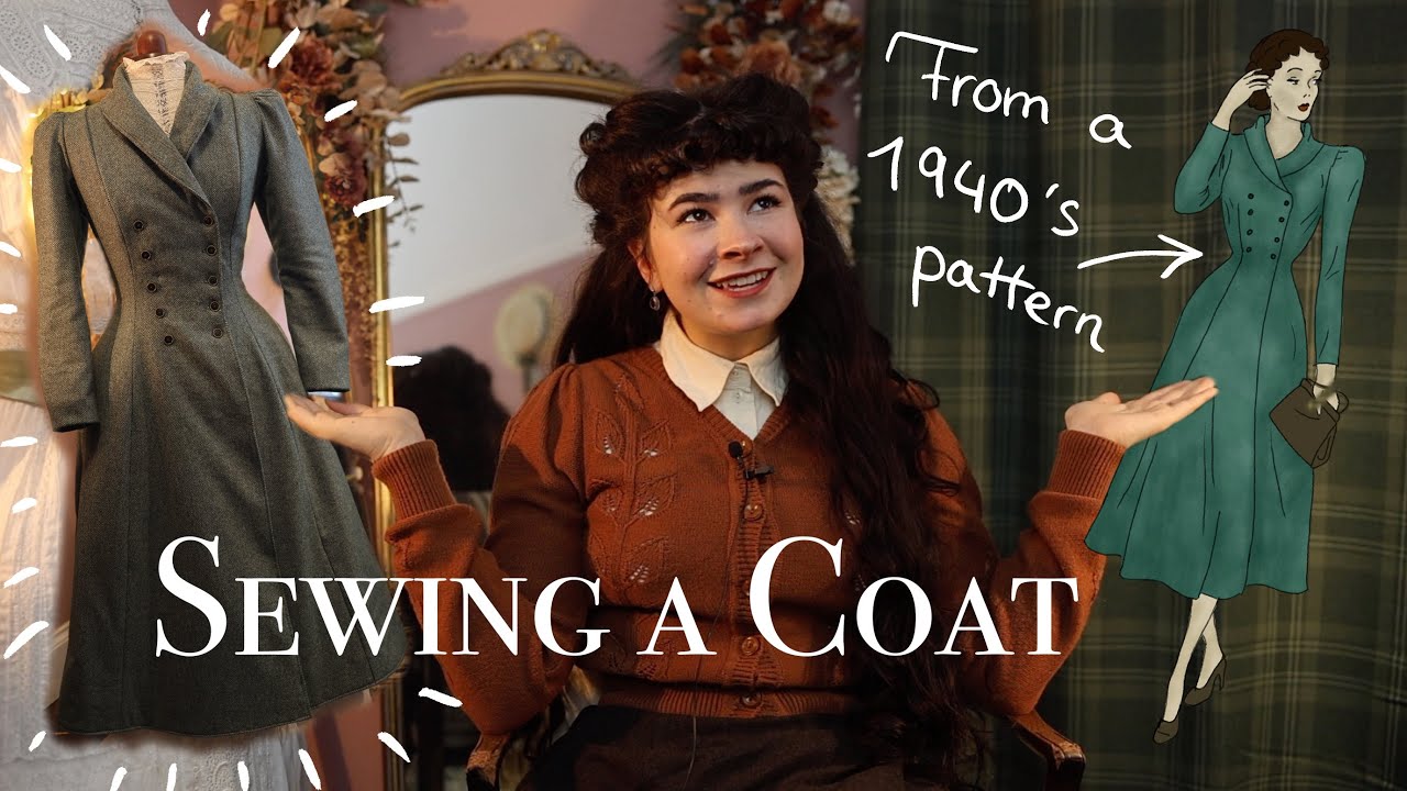 Making a coat from a vintage 1940s pattern!