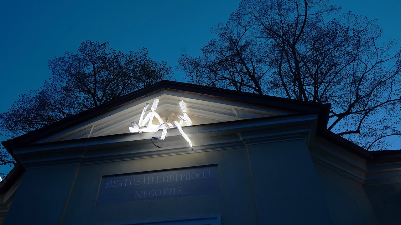 Lichtinstallation &raquo;Quickfidel&laquo; &ndash; Lichtmenschen erobern den urbanen Raum