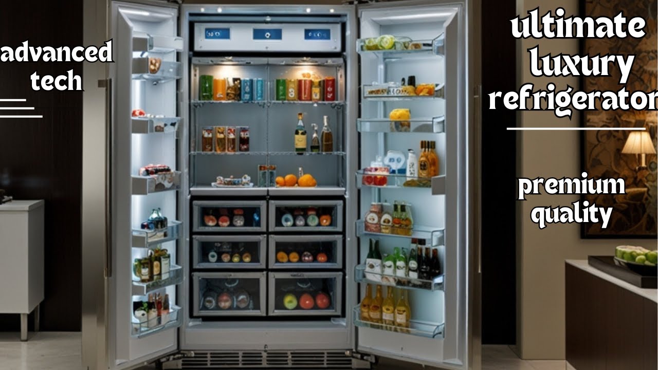ultimate luxury refrigerator  | advanced tech | premium quality | luxury life