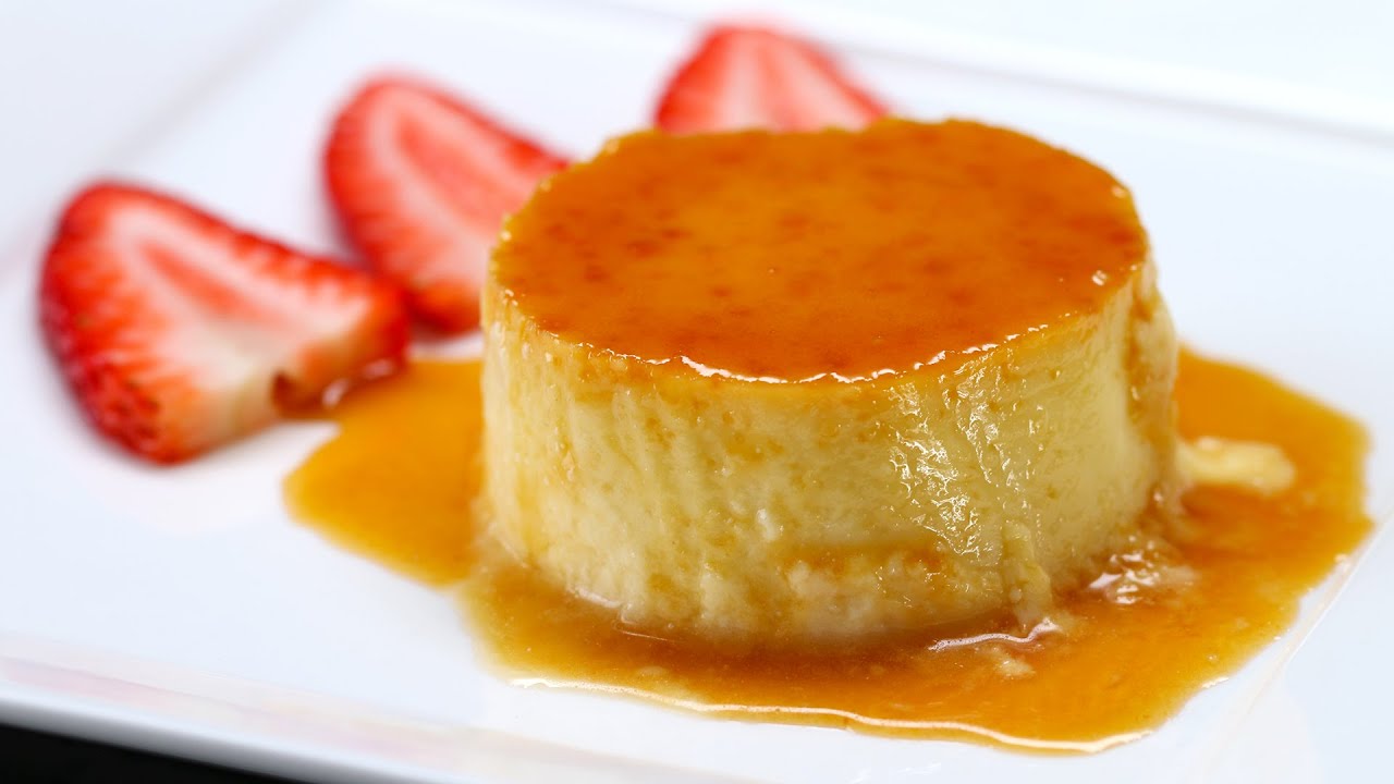 Homemade Passion Fruit Flan